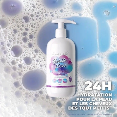 Bubble Kiss Sanfte Reinigungspflege für Babys und Kinder – Körper und Haar – 400 ml
