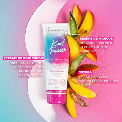 Kurl Fusion Pflegendes und feuchtigkeitsspendendes Styling-Creme-Gel – 250 ml