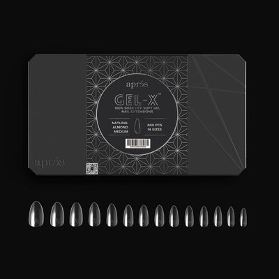 Gel-X® Natürliche Mandelform Größe M – Pro Box mit 600 Kapseln