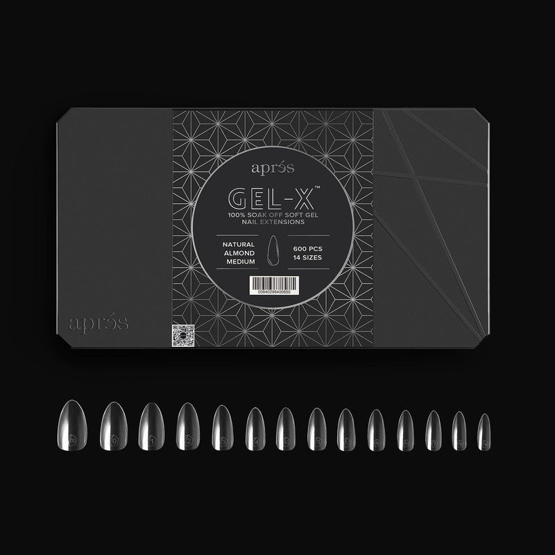 Gel-X® Natürliche Mandelform Größe M – Pro Box mit 600 Kapseln