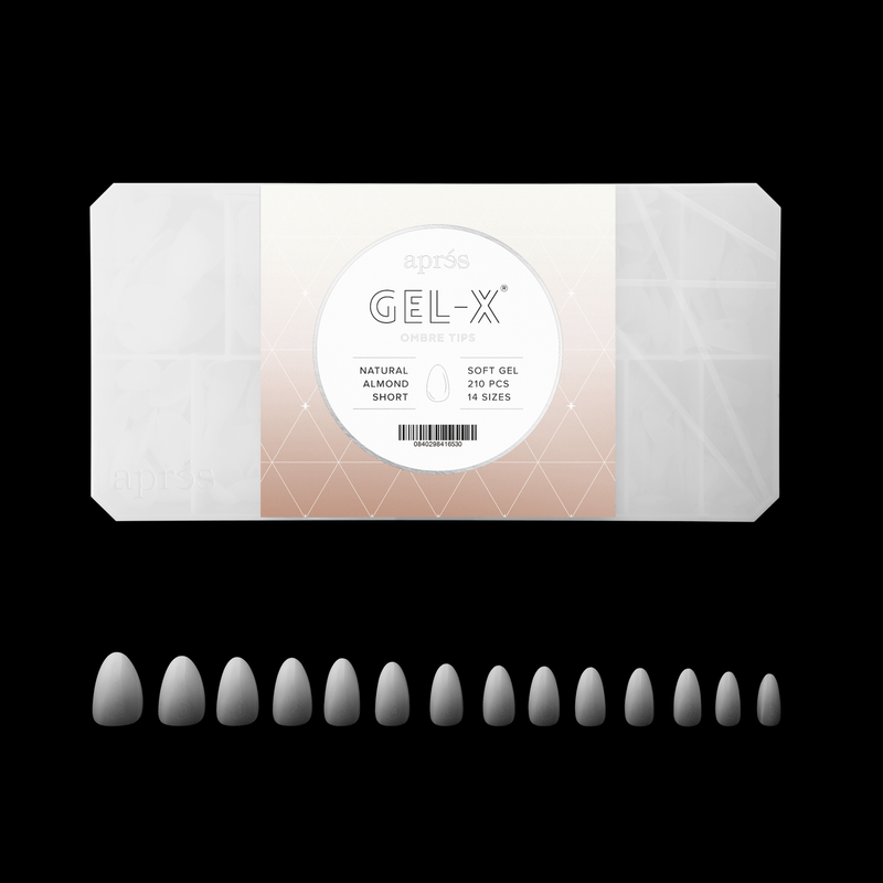 Ombré Gel-X® Natürliche Mandelform - Größe S - Schachtel mit 210 Kapseln