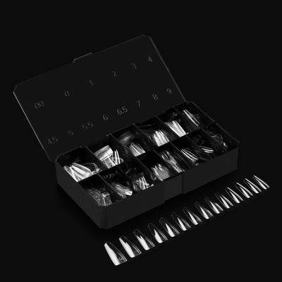 Gel-X® Natural Coffin Shape Größe L – Pro Box mit 600 Kapseln