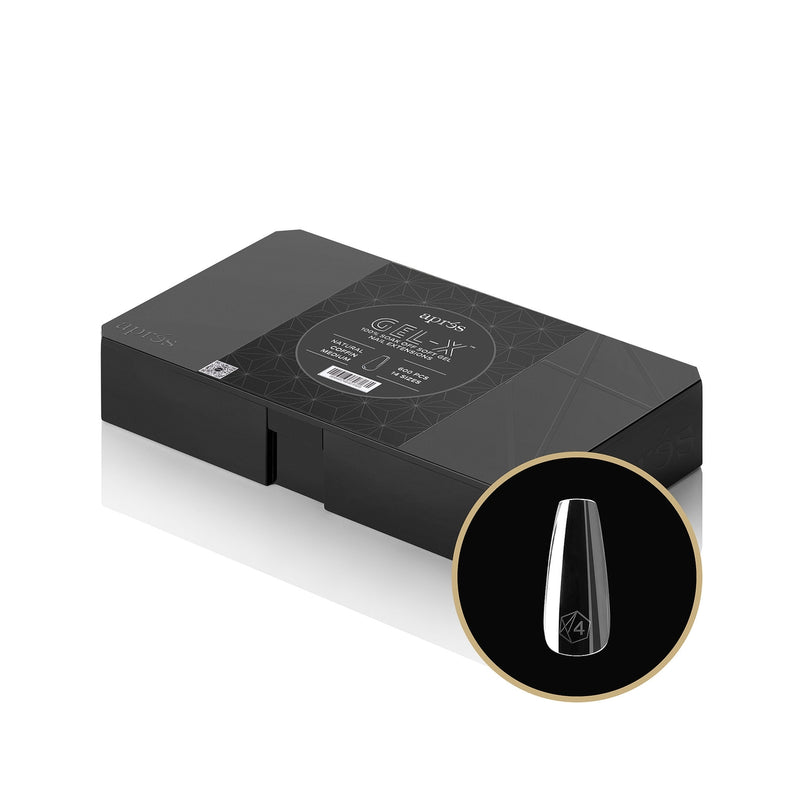Gel-X® Natural Coffin Shape Größe M – Pro Box mit 600 Kapseln