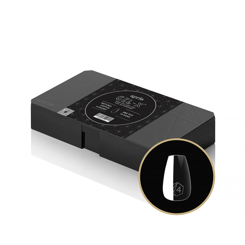 Gel-X® Natural Coffin Extra Short - Minibox mit 600 Kapseln