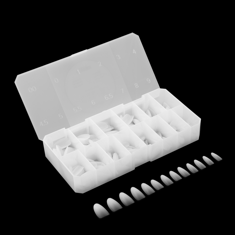 Ombré Gel-X® Natürliche runde Form – Größe M – Schachtel mit 210 Kapseln