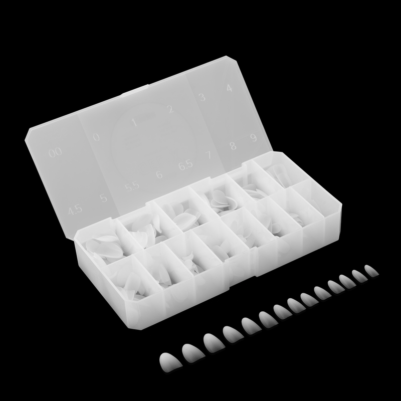 Ombré Gel-X® Natürliche runde Form – Größe S – Schachtel mit 210 Kapseln