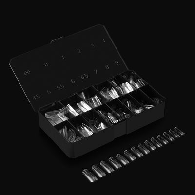Gel-X® Natural Square Shape Größe L – Pro Box mit 600 Kapseln
