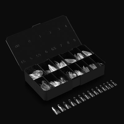 Gel-X® Natural Stiletto Shape Größe L – Pro Box mit 600 Kapseln