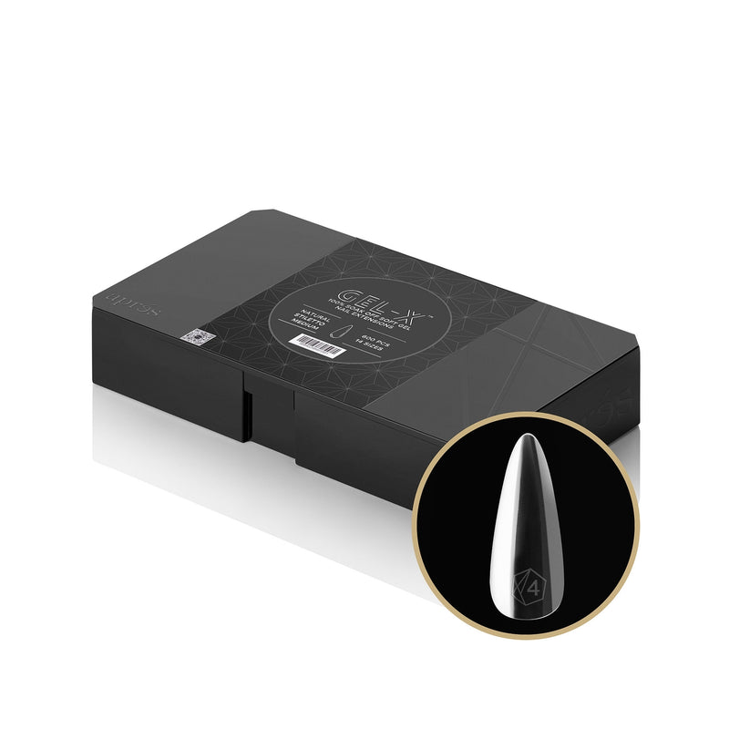 Gel-X® Natural Stiletto Shape Größe M – Pro Box mit 600 Kapseln