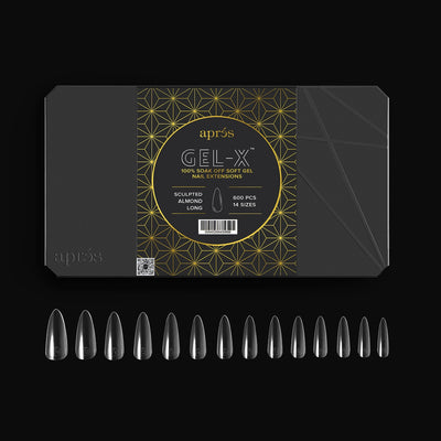Gel-X® Sculpted Almond Shape Größe L – Pro Box mit 600 Kapseln