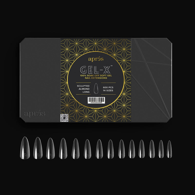 Gel-X® Sculpted Almond Shape Größe L – Pro Box mit 600 Kapseln