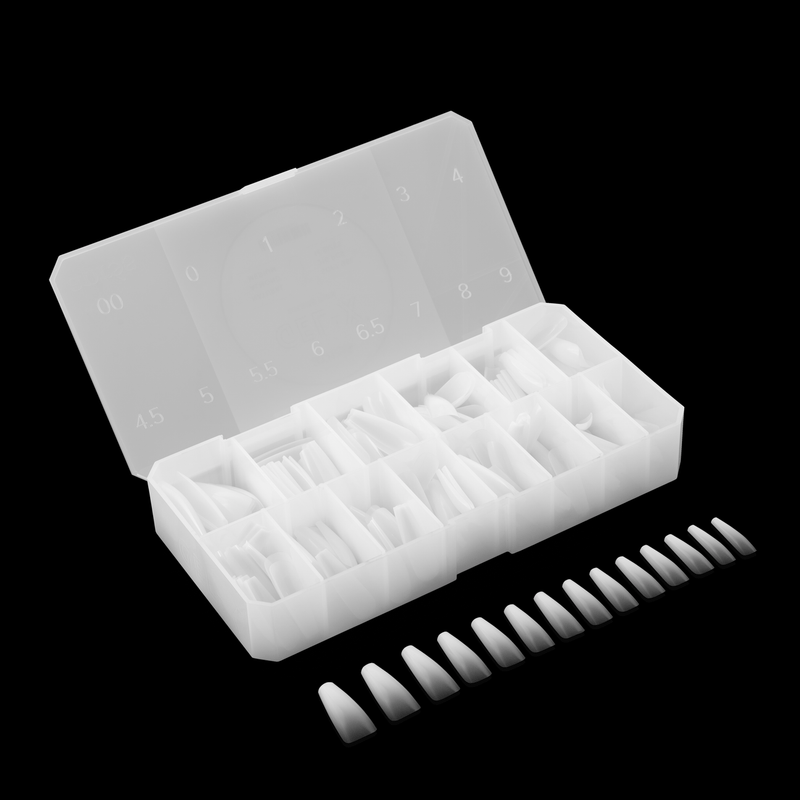 Ombré Gel-X® Sculpted Coffin Shape – Größe L – Schachtel mit 210 Kapseln