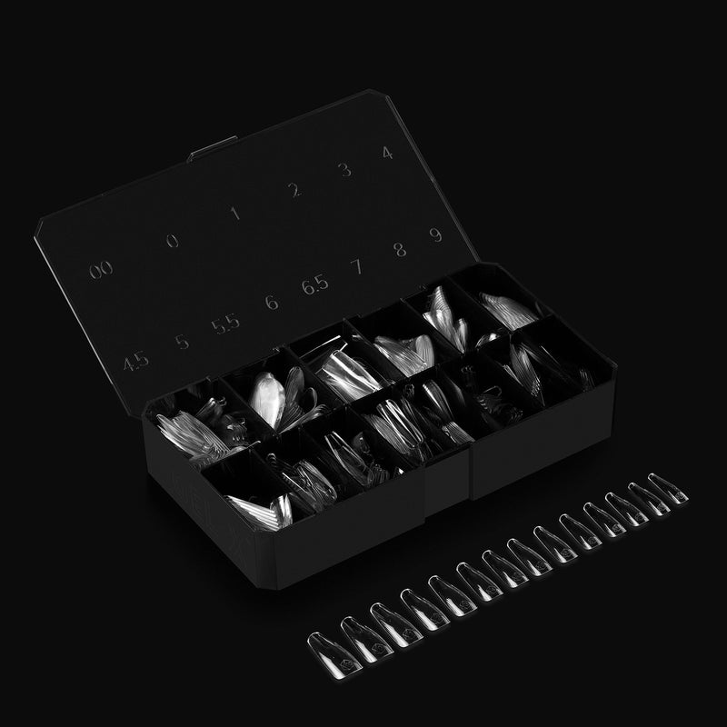 Gel-X® Sculpted Coffin Shape Größe L – Pro Box mit 600 Kapseln
