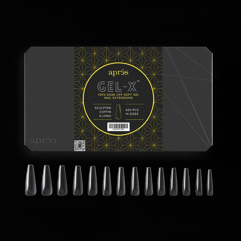 Gel-X® Sculpted Coffin Shape XL-Größe – Pro-Box mit 420 Kapseln