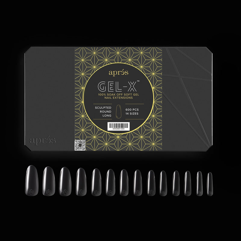 Gel-X® Sculpted Round Shape Größe L – Pro Box mit 600 Kapseln