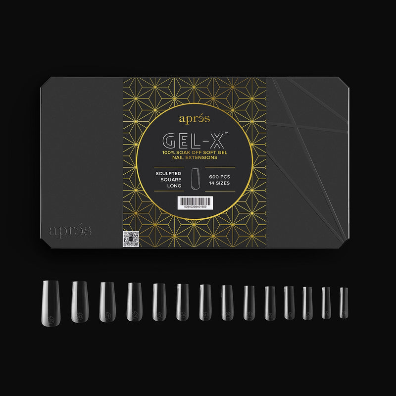 Gel-X® Sculpted Square Shape Größe L – Pro Box mit 600 Kapseln