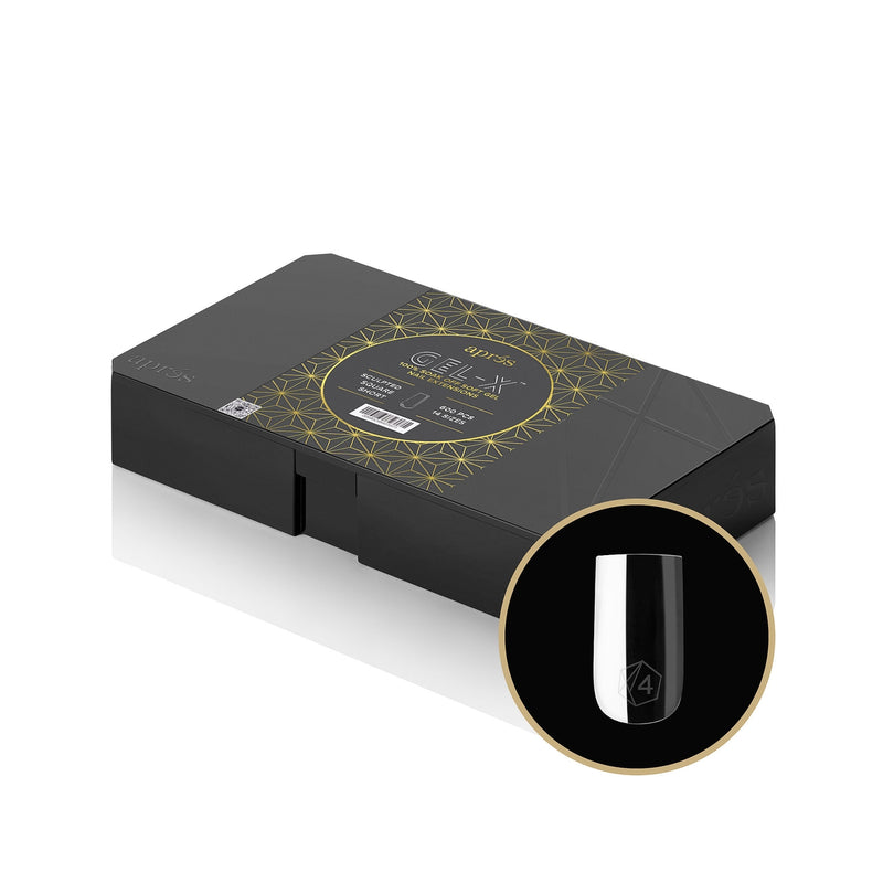 Gel-X® Sculpted Square Shape Größe S – Pro Box mit 600 Kapseln