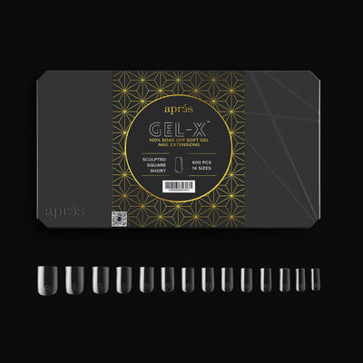 Gel-X® Sculpted Square Shape Größe S – Pro Box mit 600 Kapseln