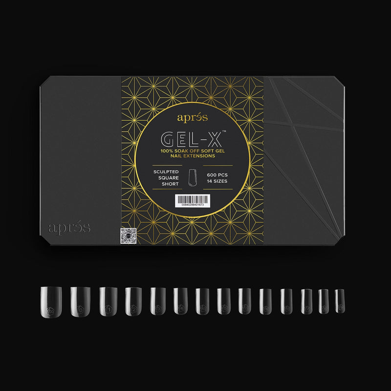 Gel-X® Sculpted Square Shape Größe S – Pro Box mit 600 Kapseln