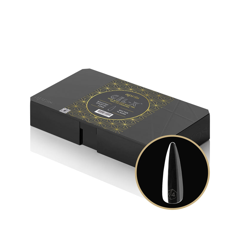 Gel-X® Sculpted Stiletto Shape Größe L – Pro Box mit 600 Kapseln