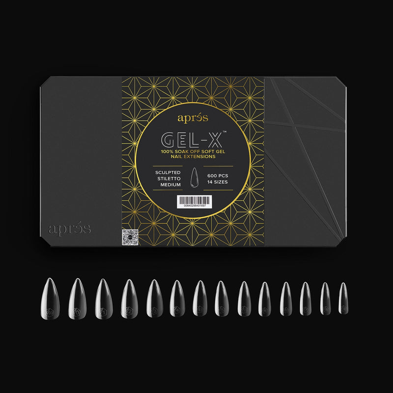Gel-X® Sculpted Stiletto Shape Größe M – Pro Box mit 600 Kapseln