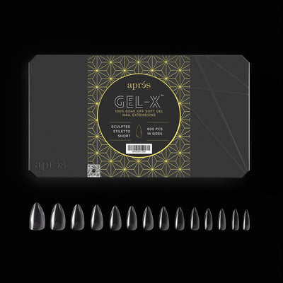 Gel-X® Sculpted Stiletto Shape Größe S – Pro Box mit 600 Kapseln