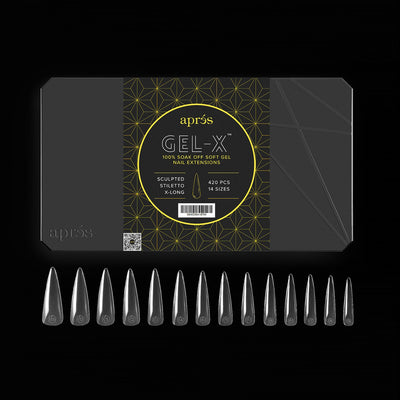 Gel-X® Sculpted Stiletto Shape XL-Größe – Pro-Box mit 420 Kapseln