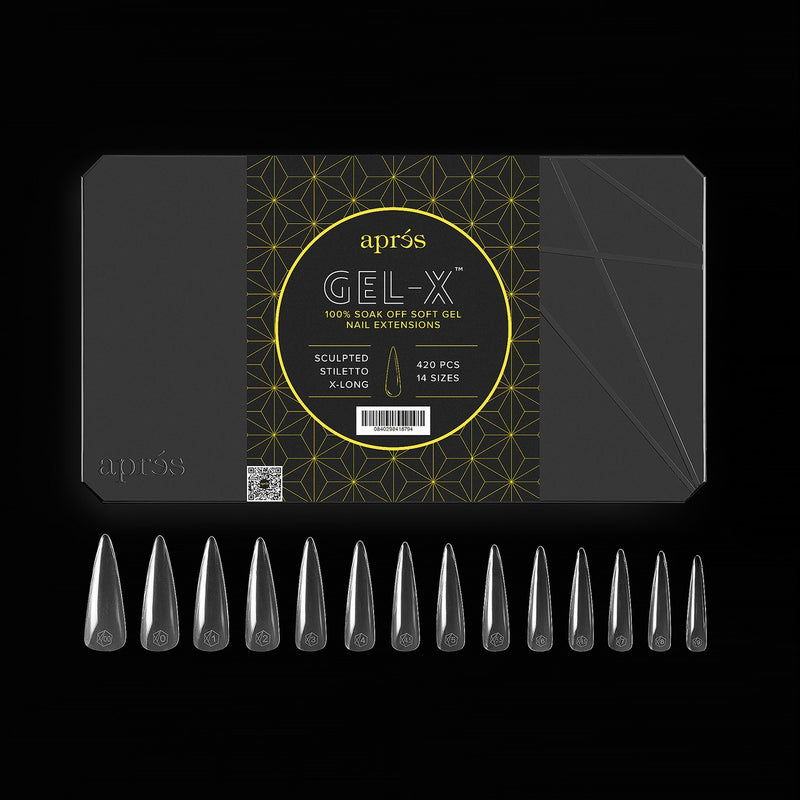 Gel-X® Sculpted Stiletto Shape XL-Größe – Pro-Box mit 420 Kapseln