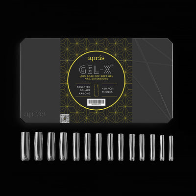 Gel-X® Sculpted Square Shape XXL-Größe – Pro-Box mit 420 Kapseln